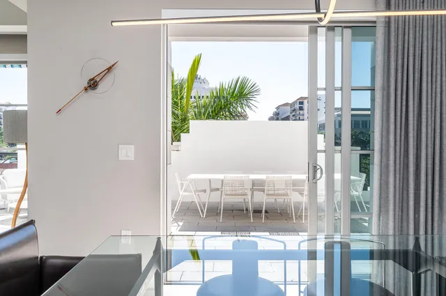 a view of a living room and a window
