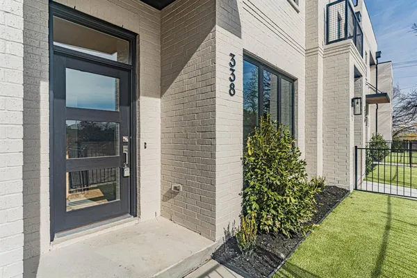 a view of a front door of the house