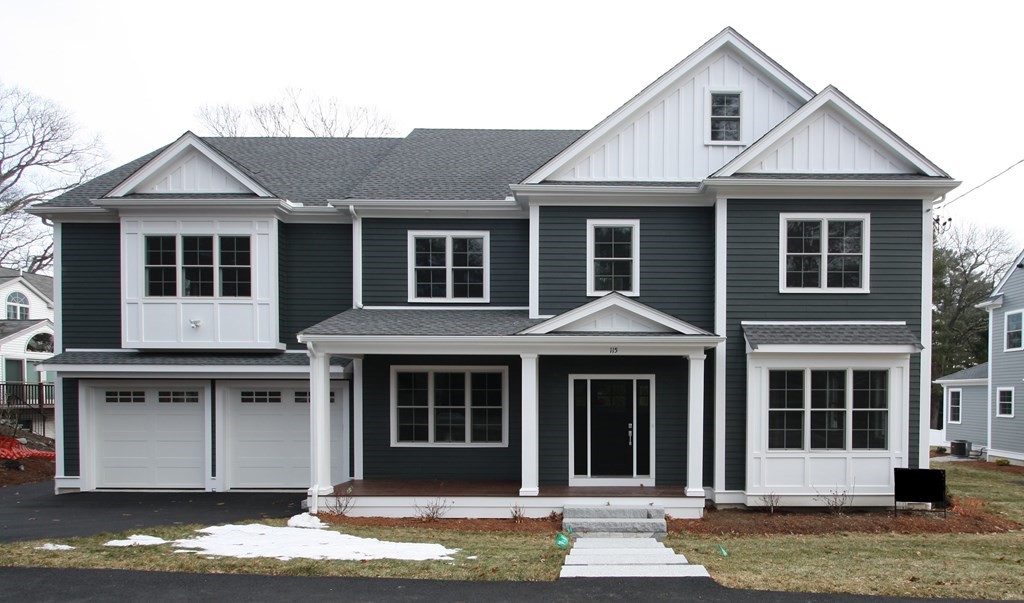 115 Thornton Road Needham, MA 02492 - Photo 1 of 1 a front view of a house with a yard
