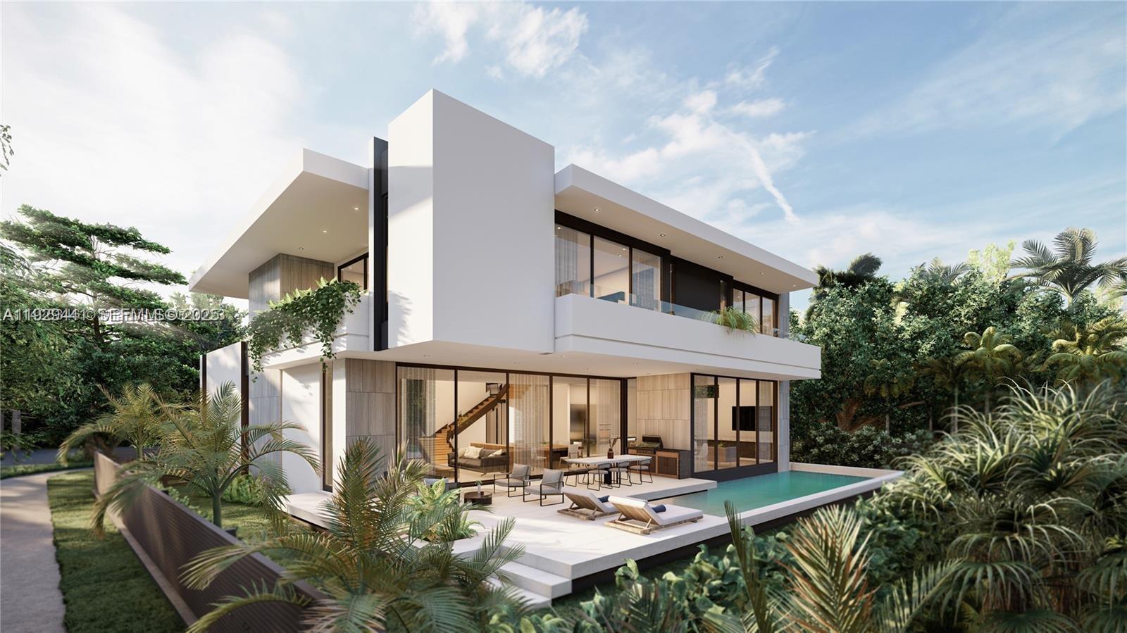 4470 Alton Road Miami Beach, FL 33140 - Photo 3 of 5 a roof deck with table and chairs and potted plants