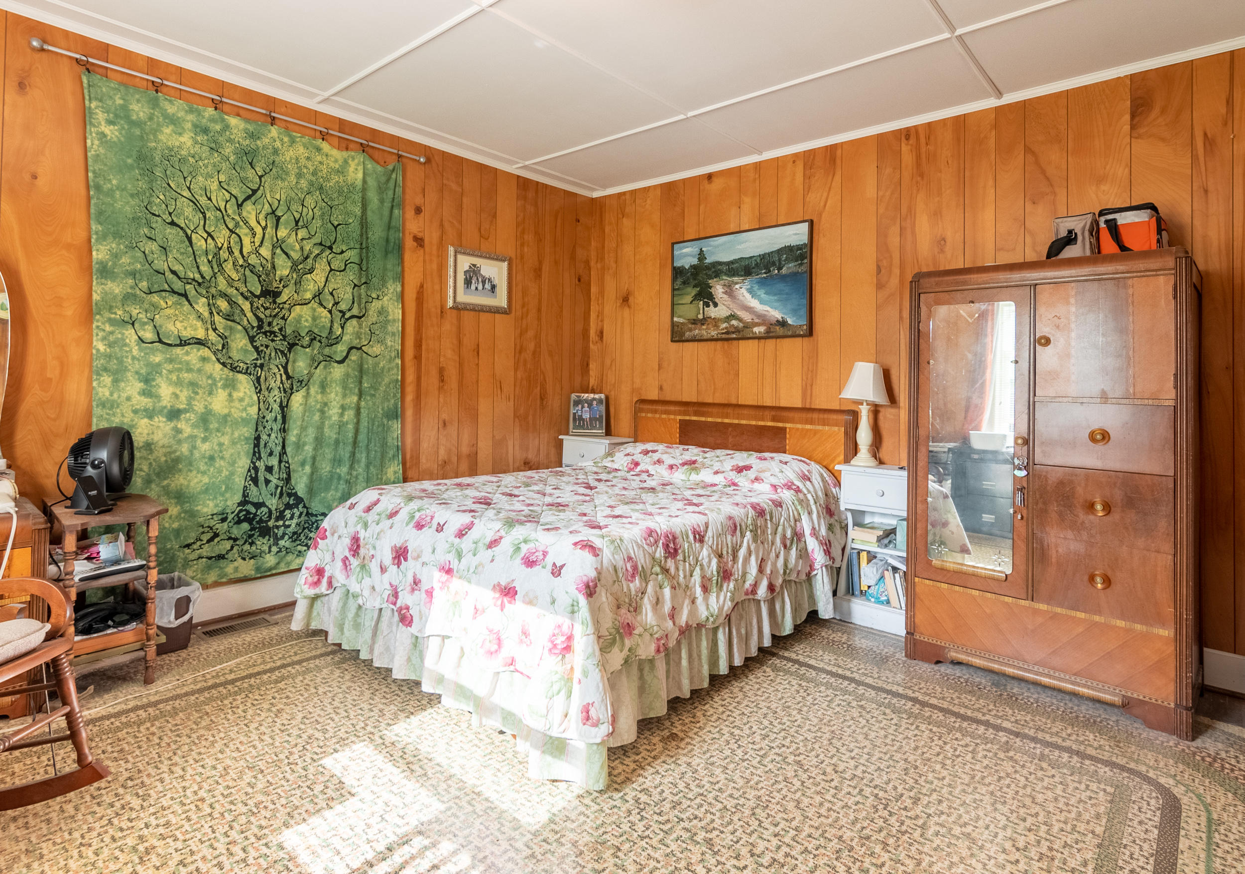 856 Conner Grove Road Southwest Willis, VA 24380 - Photo 23 of 63 a bedroom with a bed and wooden floor