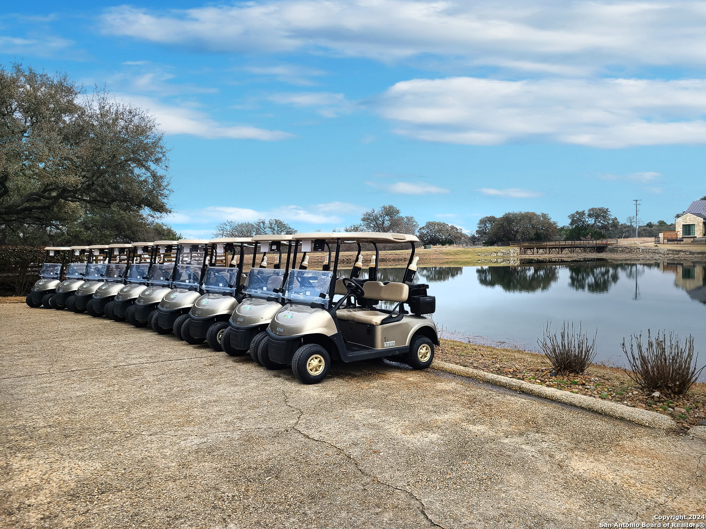 117 Lewis Todd Blanco, TX 78606 - Photo 10 of 15 a view of swimming pool with lake view