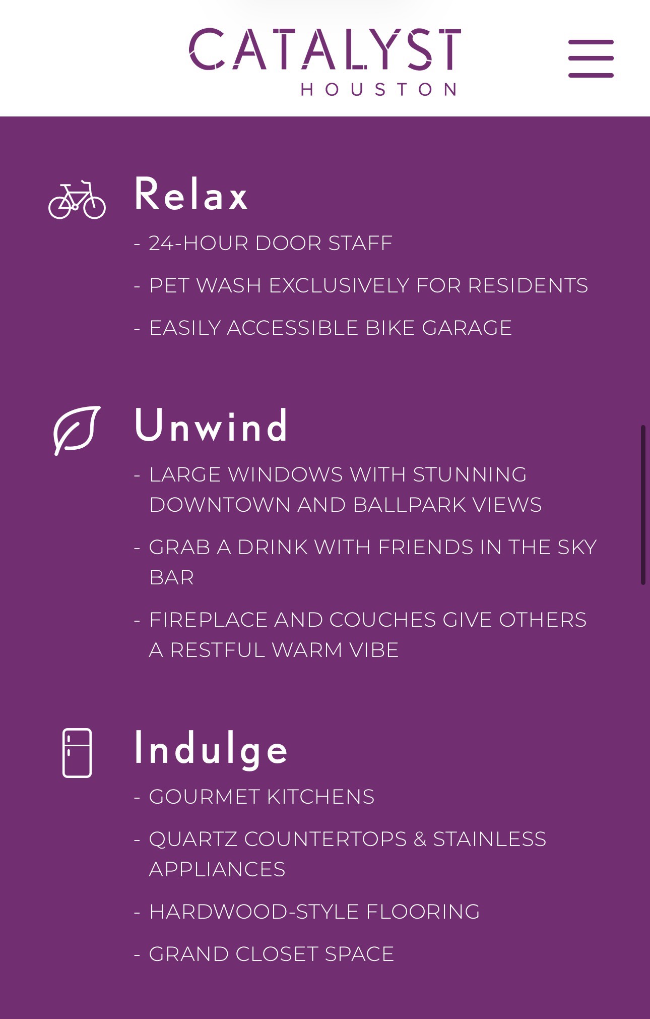 1475 Texas Street, Unit 415 Houston, TX 77002 - Photo 10 of 11 a view of a red wall with a red wall