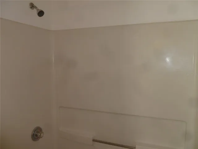 a close up of a shower
