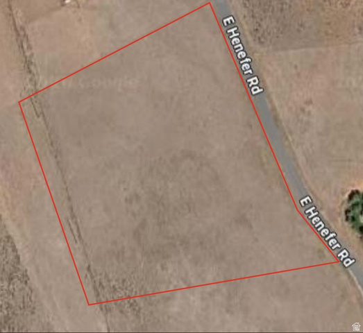 2687 East Henefer Road, Unit 1 Henefer, UT 84033 - Photo 9 of 11 Aerial overview of property's location with property boundaries highlighted