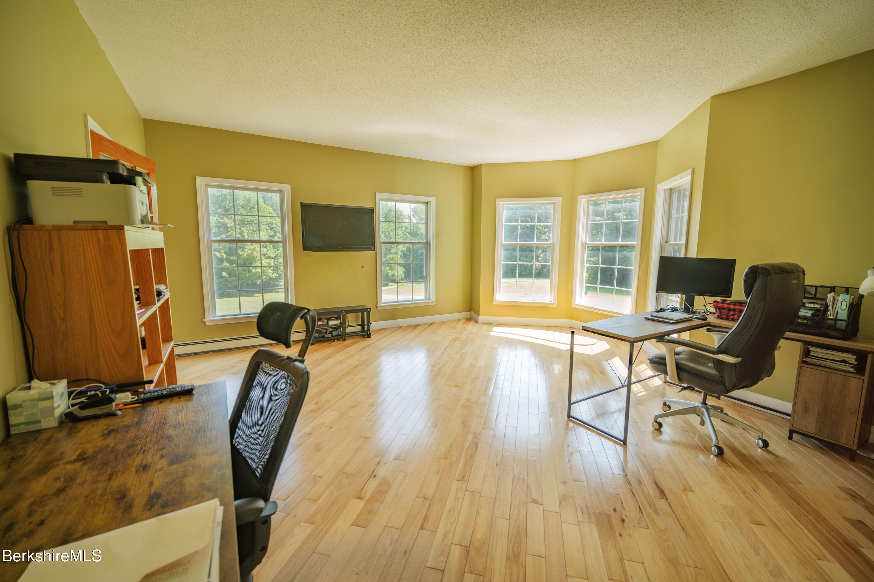 155 High St Hill Road Windsor, MA 01270 - Photo 7 of 26 a living room with furniture and a large window