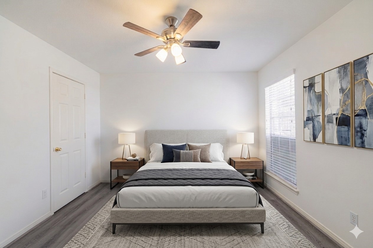 15022 Sapling Oak Court Houston, TX 77082 - Photo 24 of 32 a bedroom with a bed and window