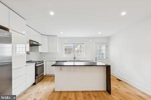 436 Brown Street Philadelphia, PA 19123 - Photo 17 of 62 a kitchen with stainless steel appliances granite countertop a sink and a stove