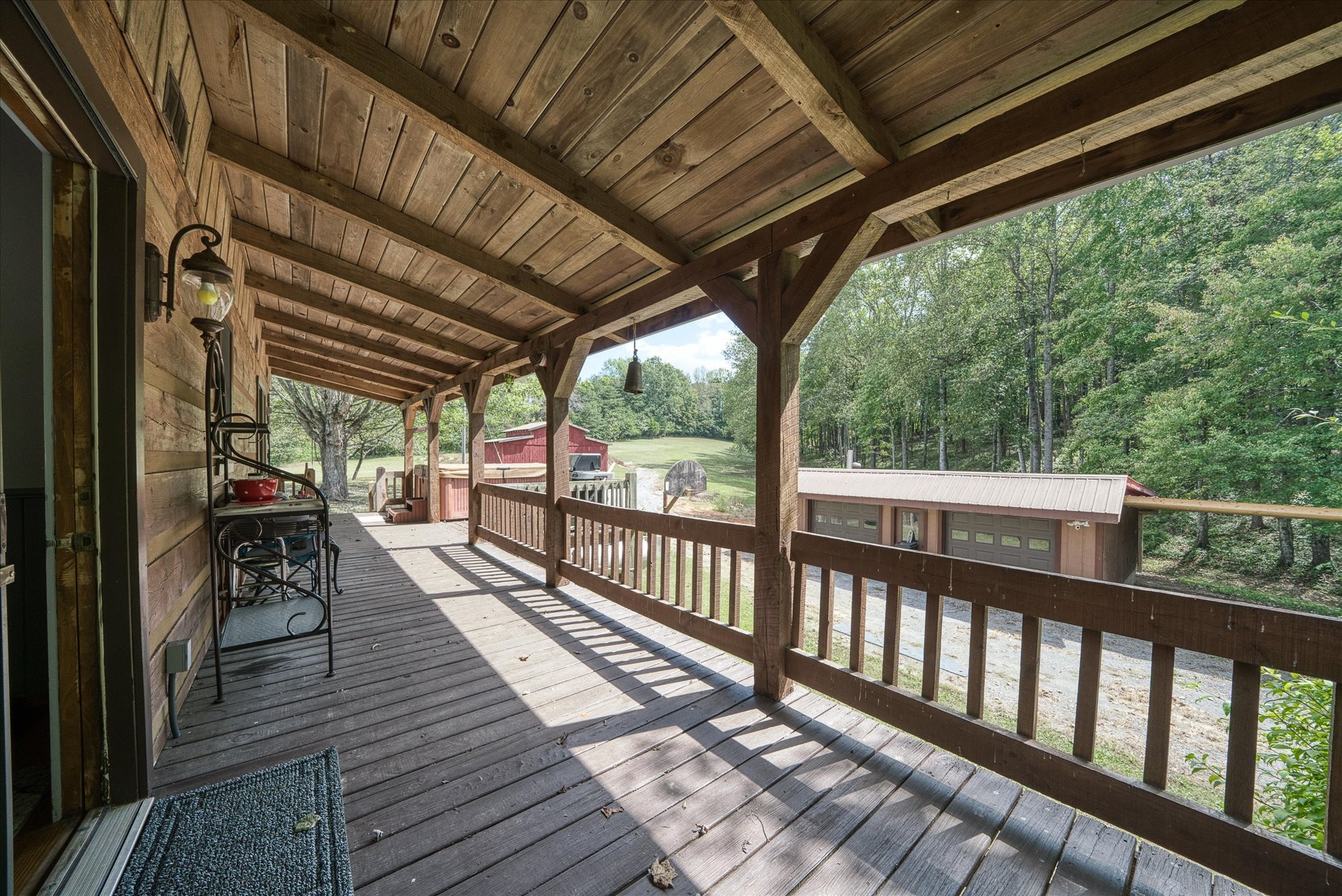 385 Paul Reecer Road Moss, TN 38575 - Photo 27 of 75 a view of a balcony with wooden floor
