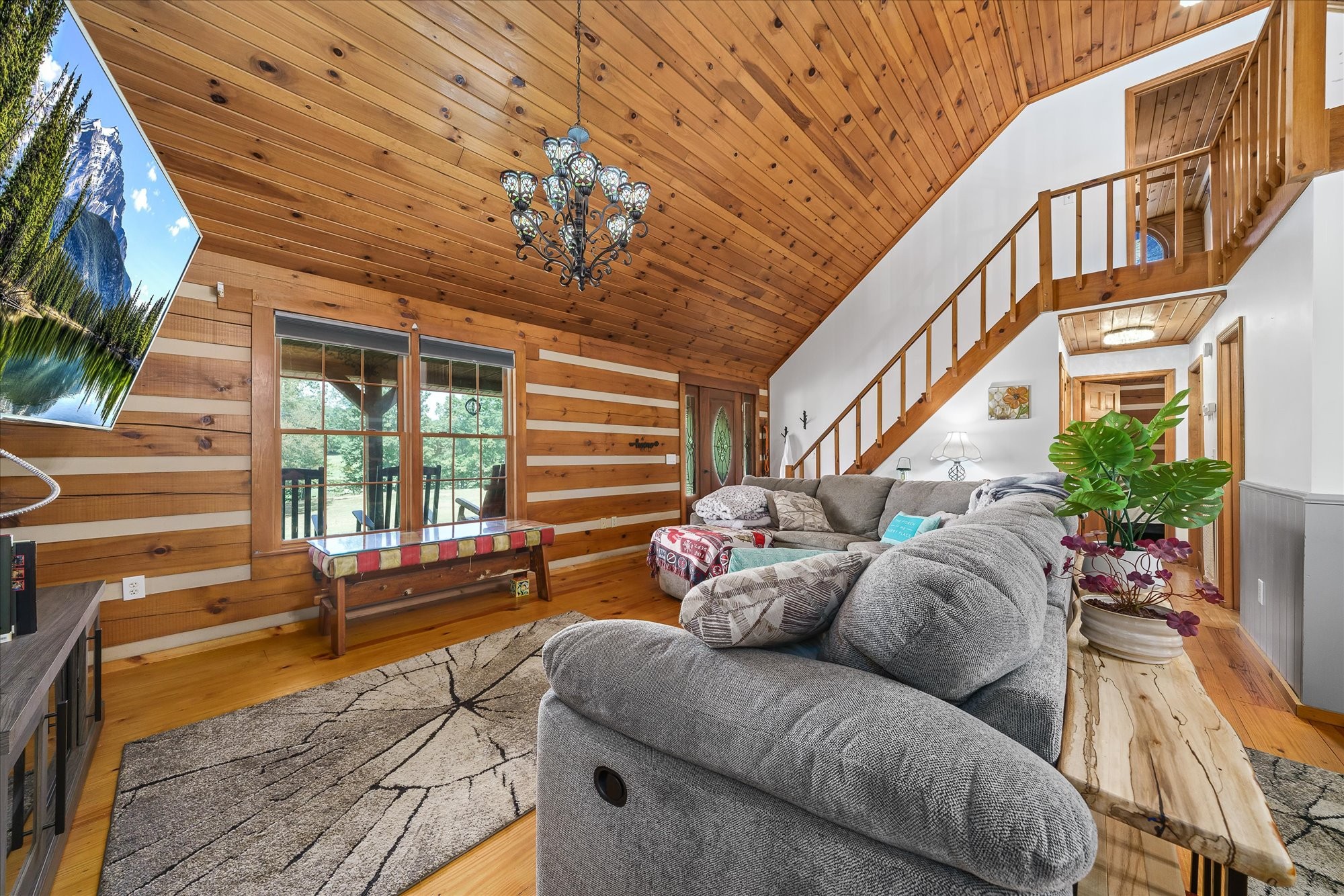385 Paul Reecer Road Moss, TN 38575 - Photo 30 of 75 a living room with furniture and a large window