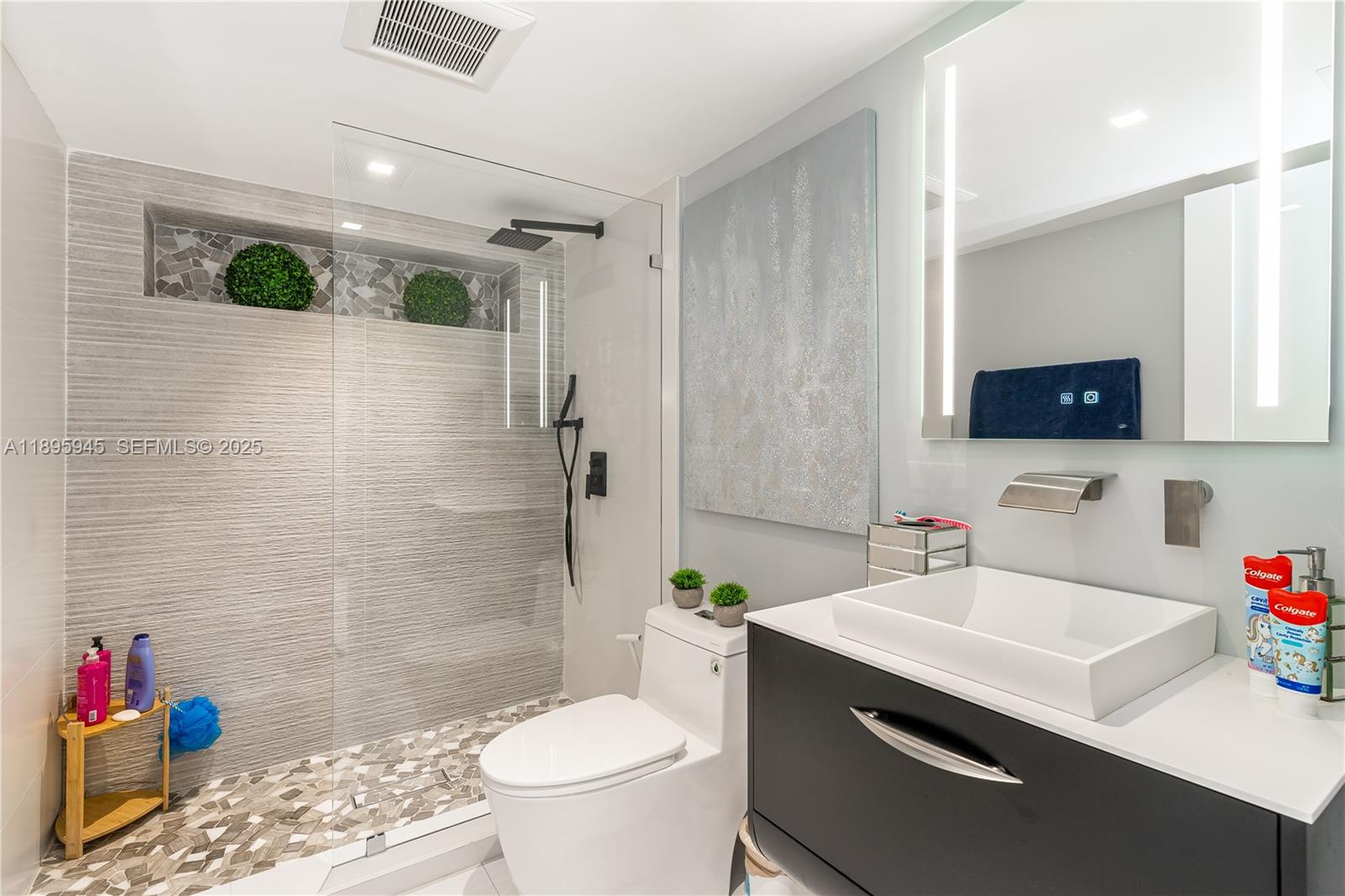 11531 Southwest 93rd Street Miami, FL 33176 - Photo 22 of 54 a bathroom with a sink toilet and shower