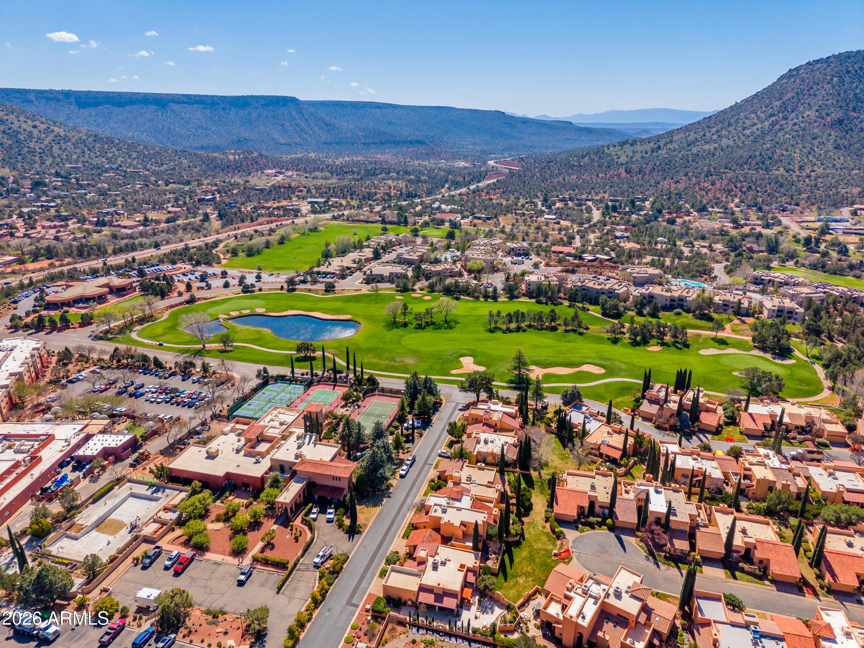 49 Rim Trail Circle Sedona, AZ 86351 - Photo 39 of 41 Aerial Of Sedona Golf Resort & The Ridge