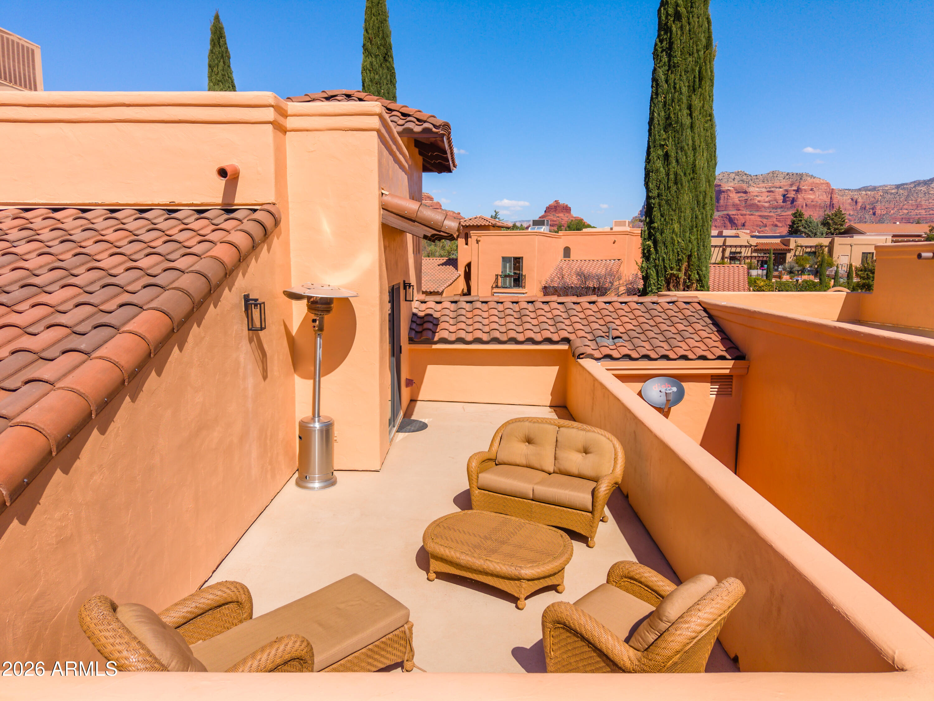 49 Rim Trail Circle Sedona, AZ 86351 - Photo 10 of 41 Rooftop Terrace Overview