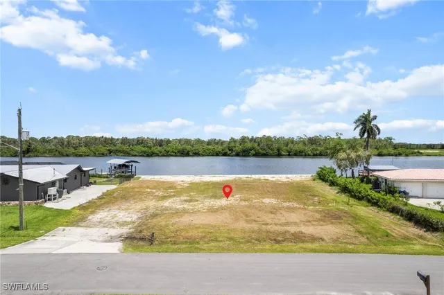 a view of lake with mountain