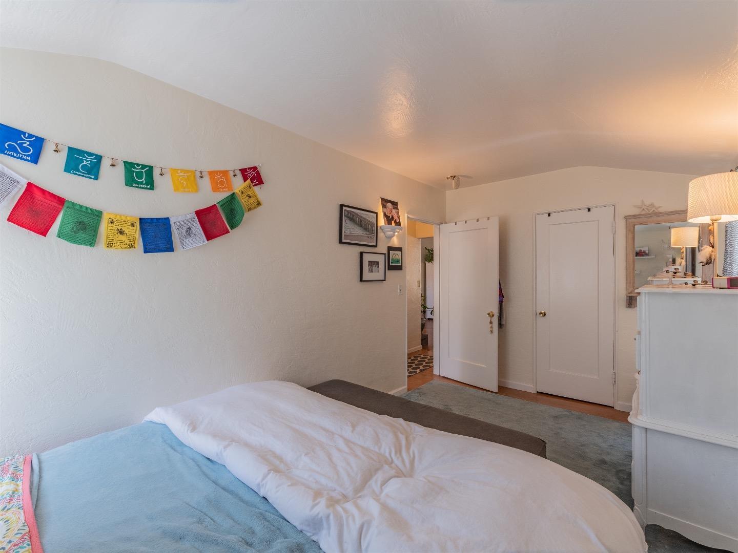 146 Hainline Road Aptos, CA 95003 - Photo 14 of 45 a bedroom with a bed and a window