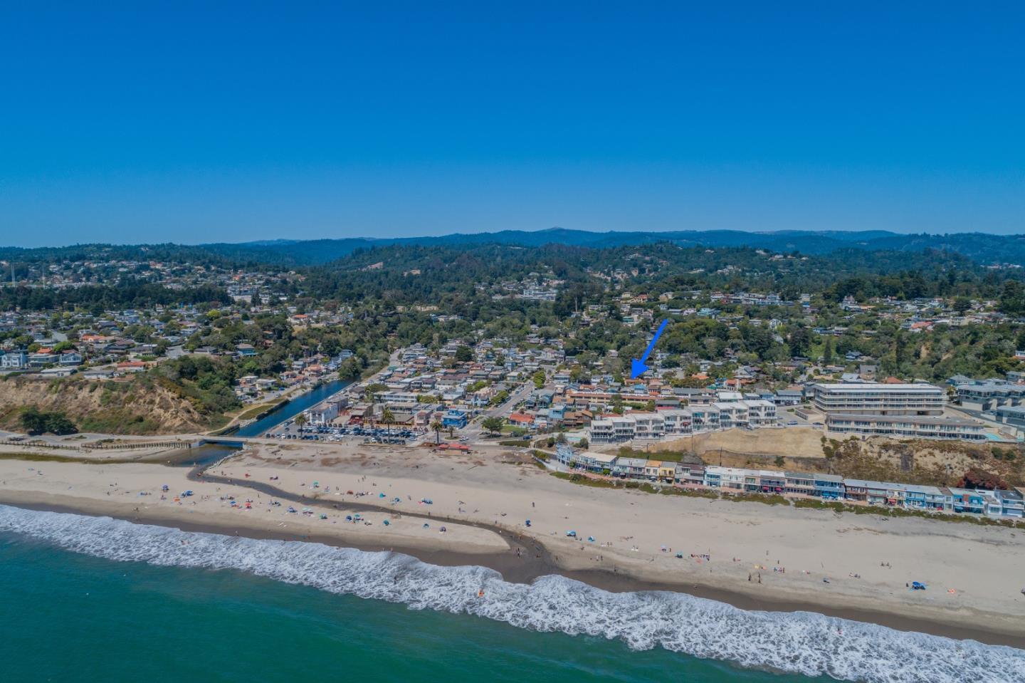 146 Hainline Road Aptos, CA 95003 - Photo 21 of 45 a view of a town with mountains in the background