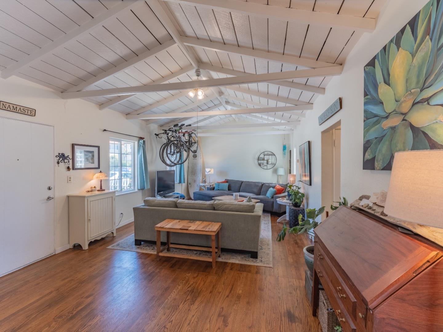 146 Hainline Road Aptos, CA 95003 - Photo 6 of 45 a living room with furniture and wooden floor