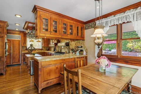 a view of a entryway with wooden floor