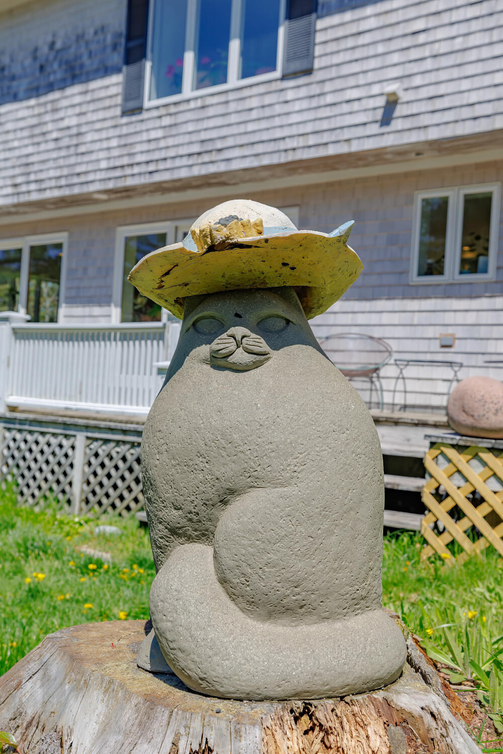 20 Giant Slide Road Mount Desert, ME 04660 - Photo 44 of 62 Cat scupture