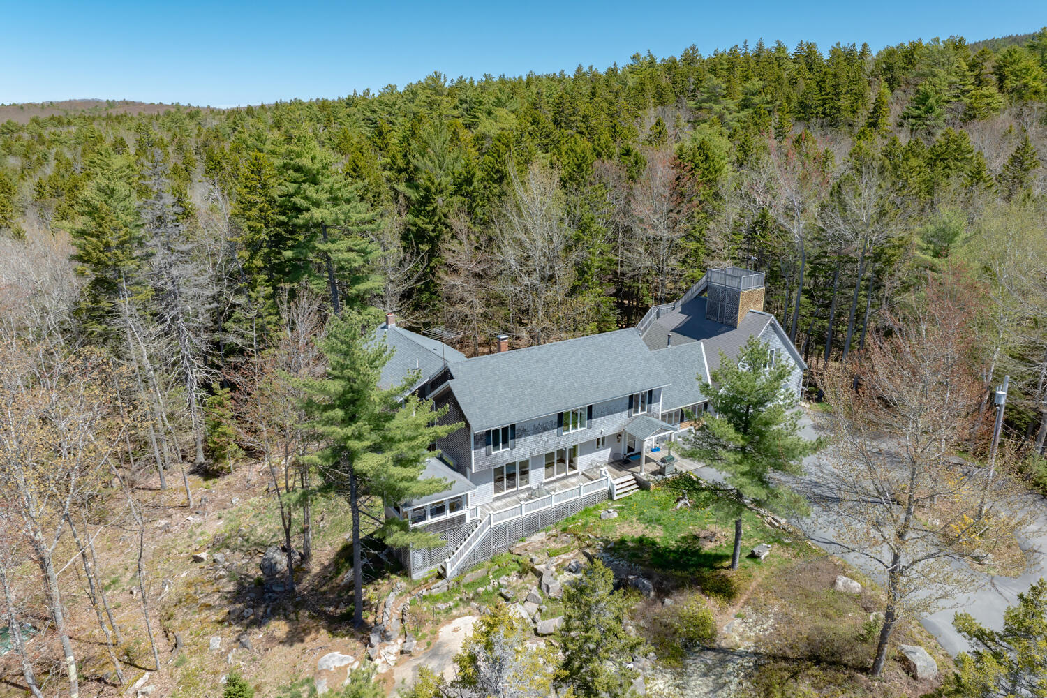 20 Giant Slide Road Mount Desert, ME 04660 - Photo 60 of 62 Drone Front Close