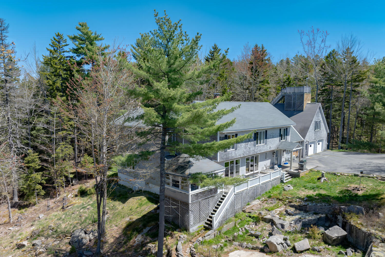 20 Giant Slide Road Mount Desert, ME 04660 - Photo 61 of 62 DroneCloseLeftGranite