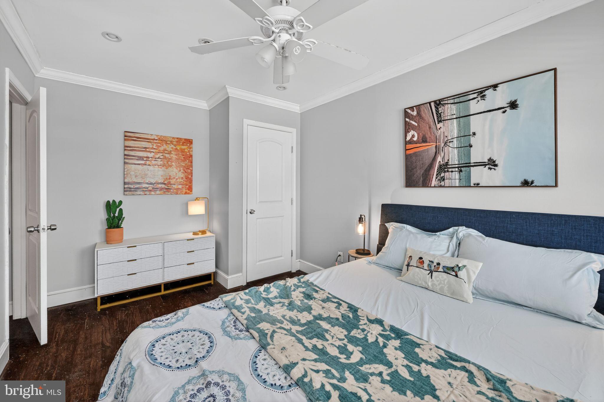 522 21st Street Northeast Washington, DC 20002 - Photo 15 of 29 Serene bedroom with coastal-inspired decor.