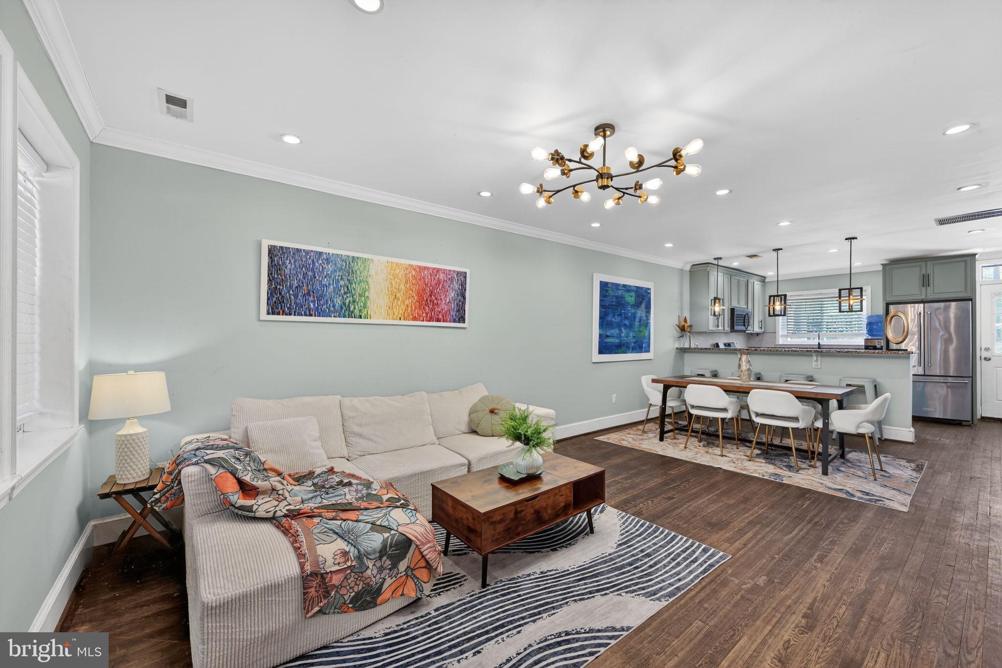 522 21st Street Northeast Washington, DC 20002 - Photo 5 of 29 Modern living space with vibrant decor.