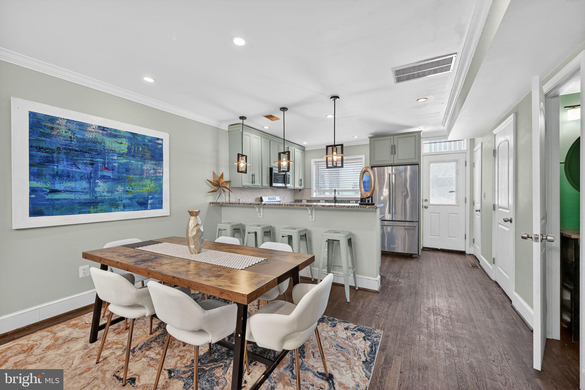 522 21st Street Northeast Washington, DC 20002 - Photo 6 of 29 Modern dining area with stylish decor.