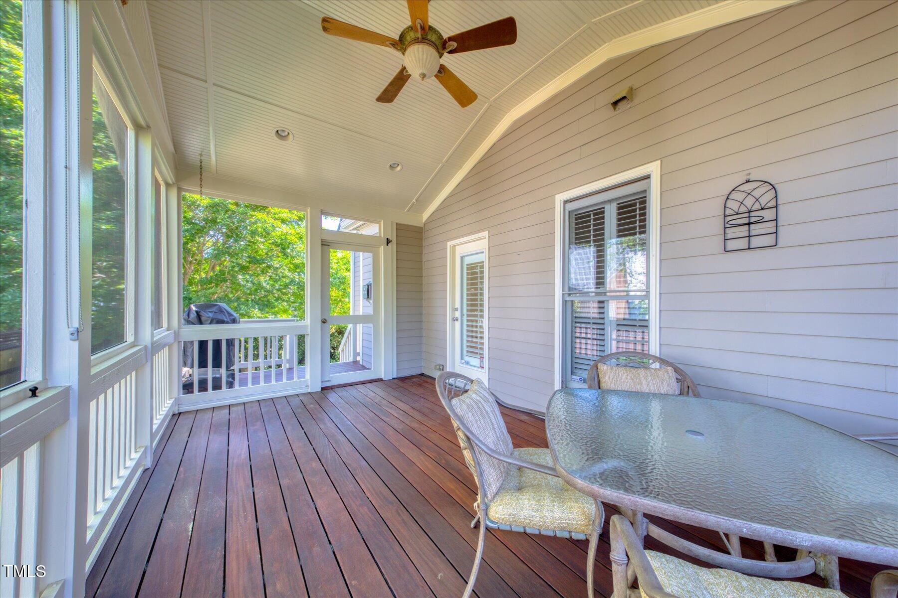 121 Bridgegate Drive Cary, NC 27519 - Photo 32 of 38 a view of a balcony with furniture