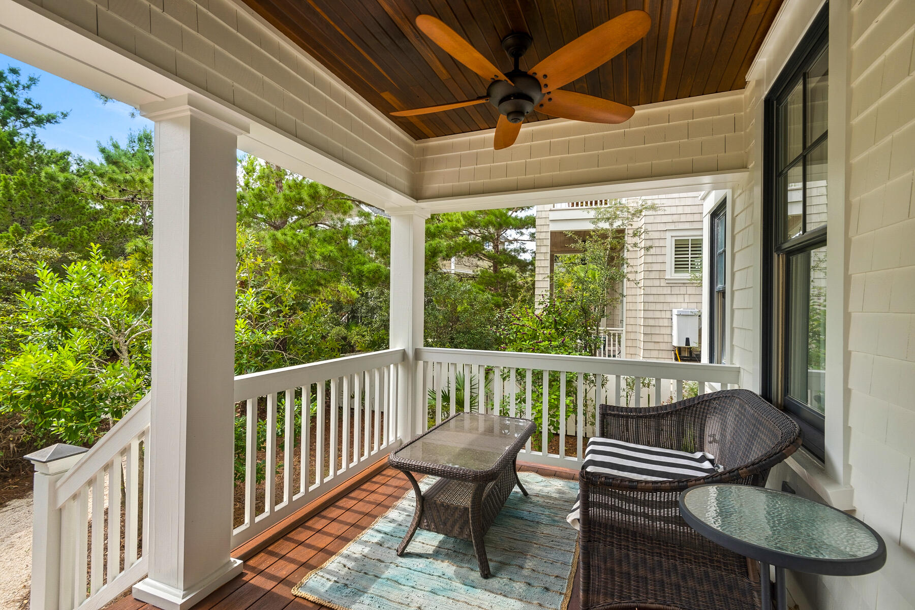 44 Bridge Water Ln Inlet Beach Inlet Beach, FL 32461 - Photo 23 of 83 a view of a chair and table in the balcony