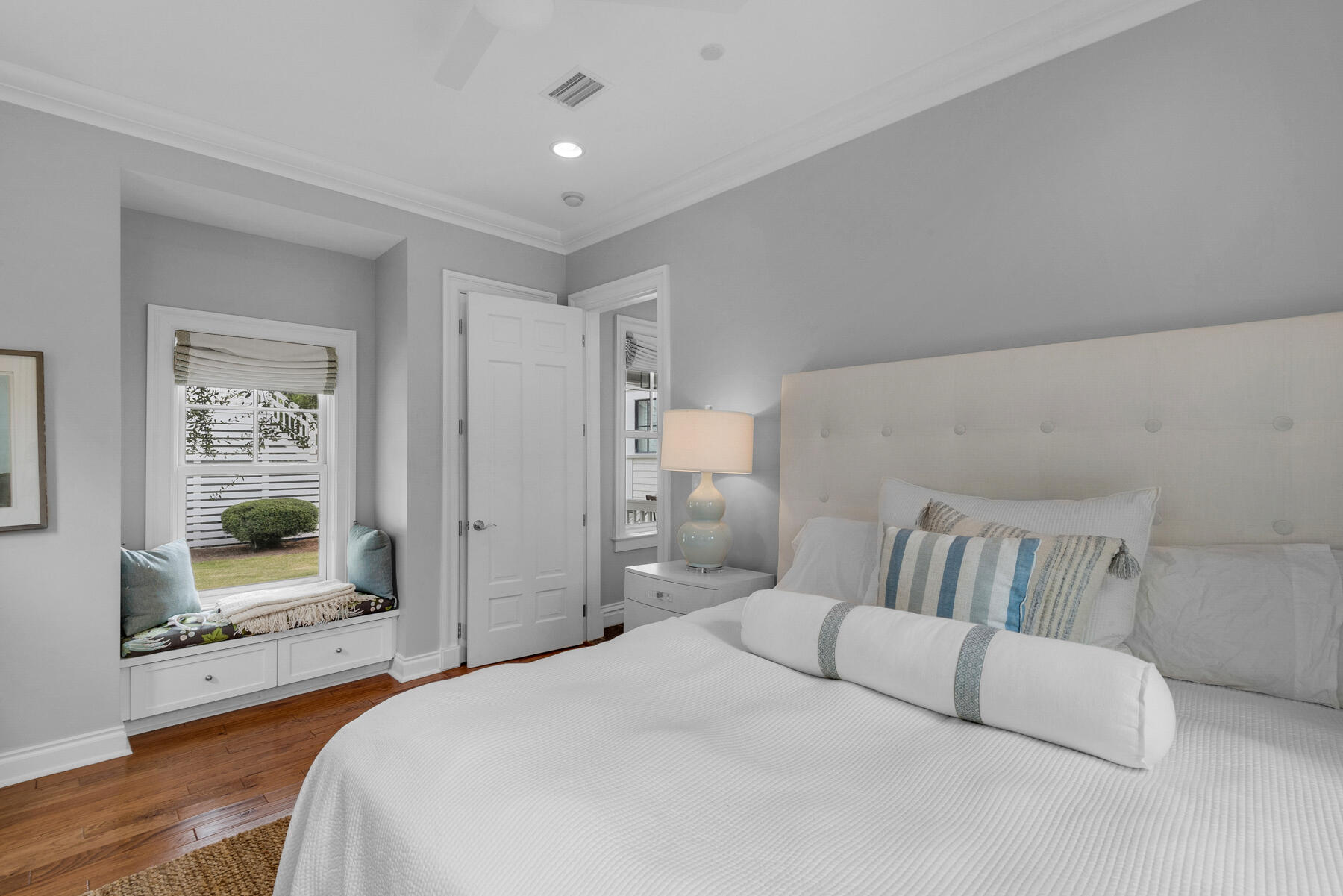 44 Bridge Water Ln Inlet Beach Inlet Beach, FL 32461 - Photo 34 of 83 a bedroom with a large bed and a couch