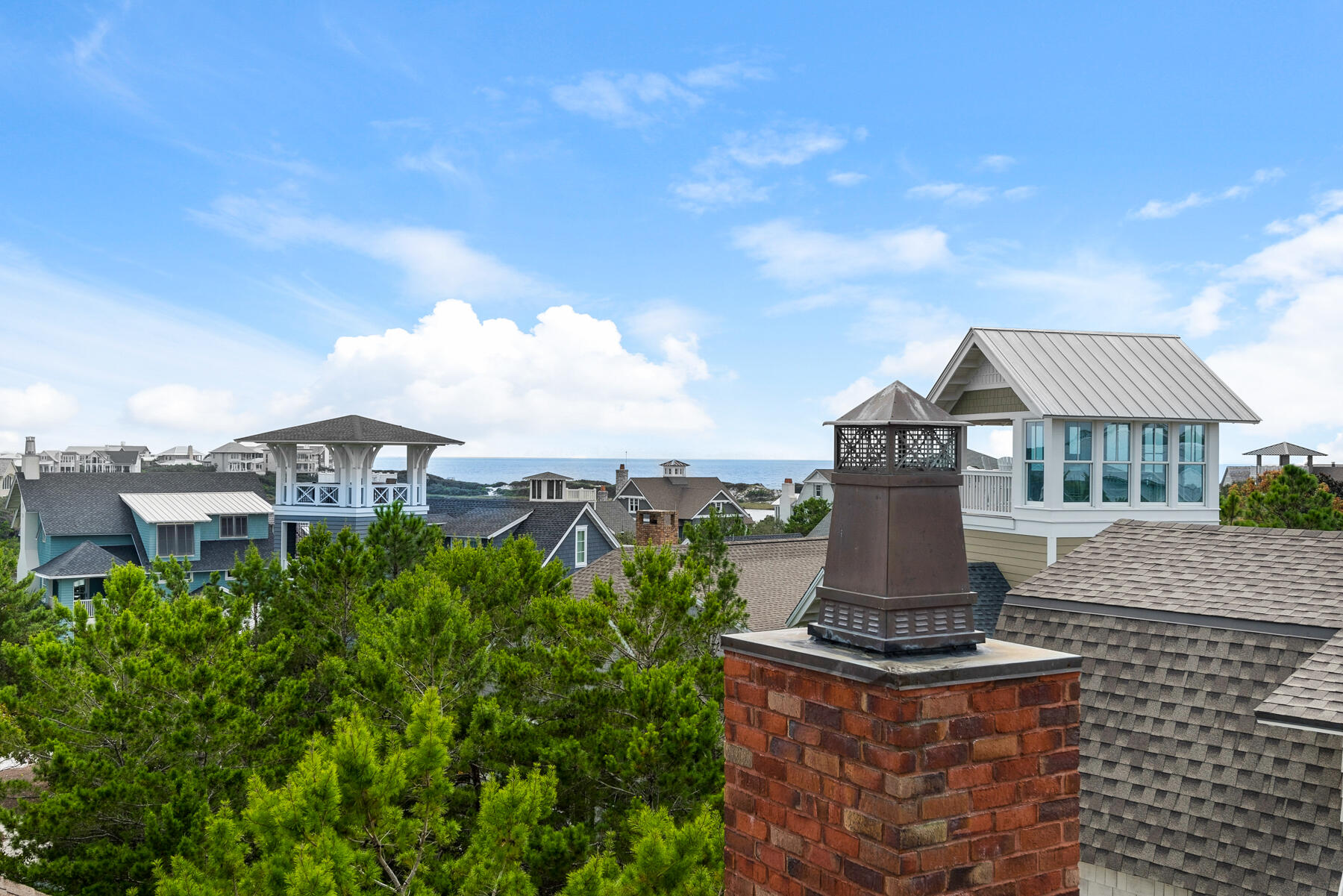 44 Bridge Water Ln Inlet Beach Inlet Beach, FL 32461 - Photo 72 of 83 an aerial view of a house with a garden
