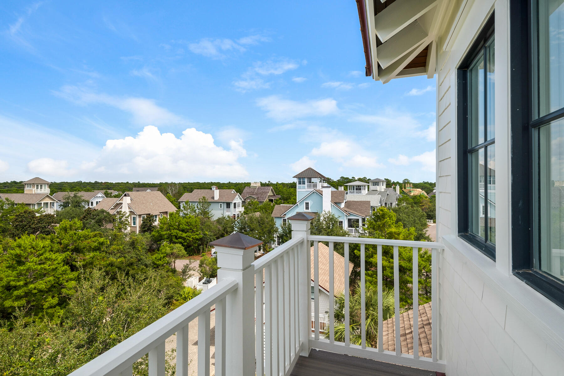 44 Bridge Water Ln Inlet Beach Inlet Beach, FL 32461 - Photo 73 of 83 a view of a balcony with an ocean view