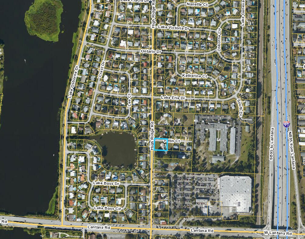 1812 High Ridge Road Lake Worth, FL 33461 - Photo 43 of 43 Aerial 2