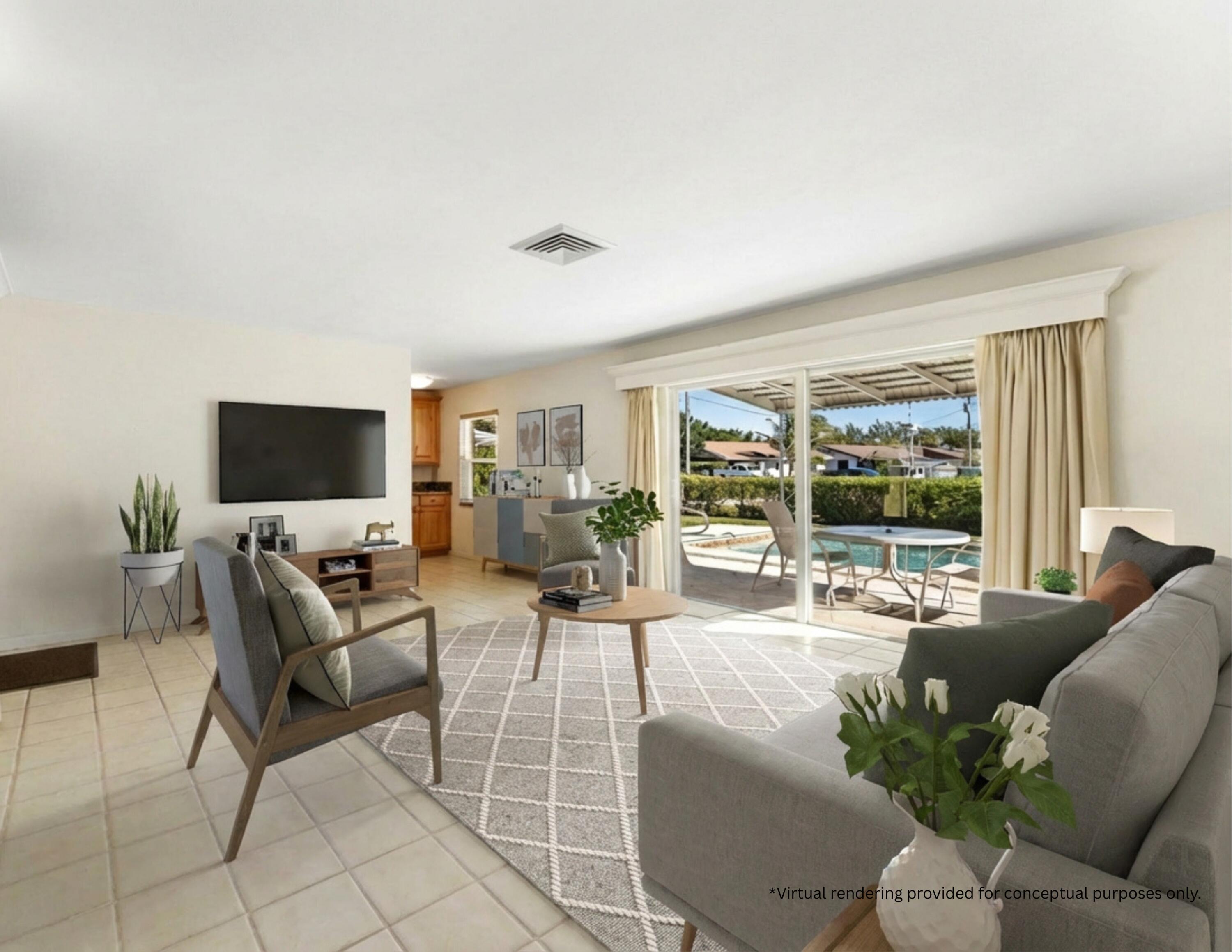 1812 High Ridge Road Lake Worth, FL 33461 - Photo 5 of 43 Virtual Staging