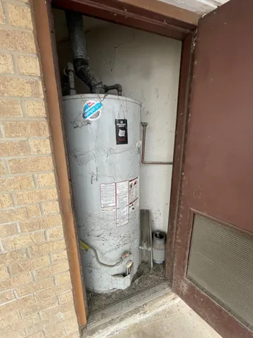 a view of water heater room