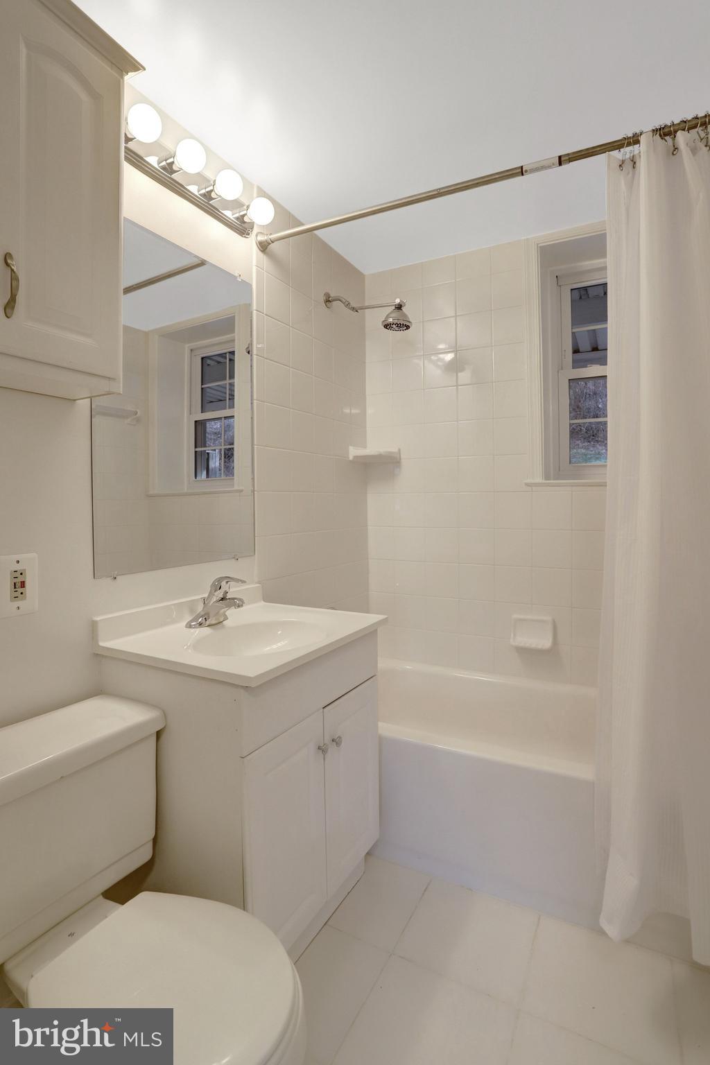 4619 28th Road South, Unit A Arlington, VA 22206 - Photo 26 of 30 a bathroom with a sink toilet and shower