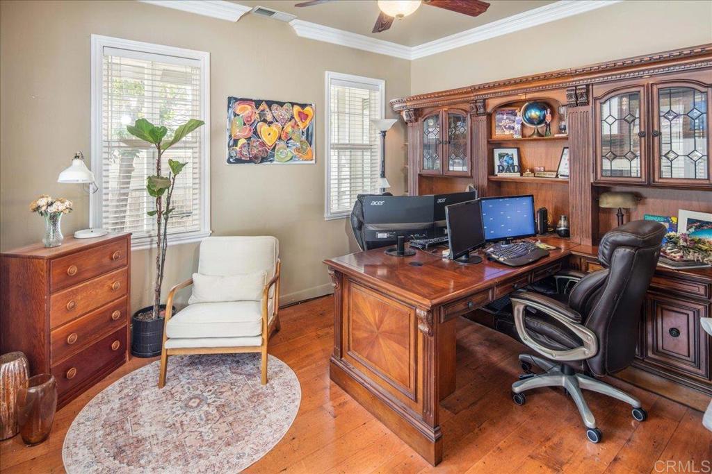 25057 Poderio Drive Ramona, CA 92065 - Photo 25 of 36 a view of a workspace with furniture and a window