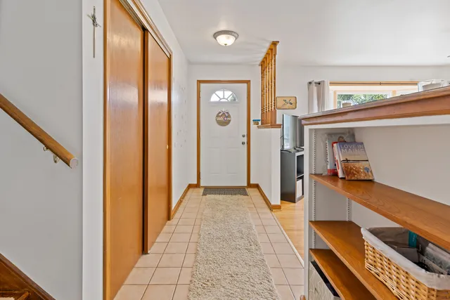 a very nice looking room with a large window