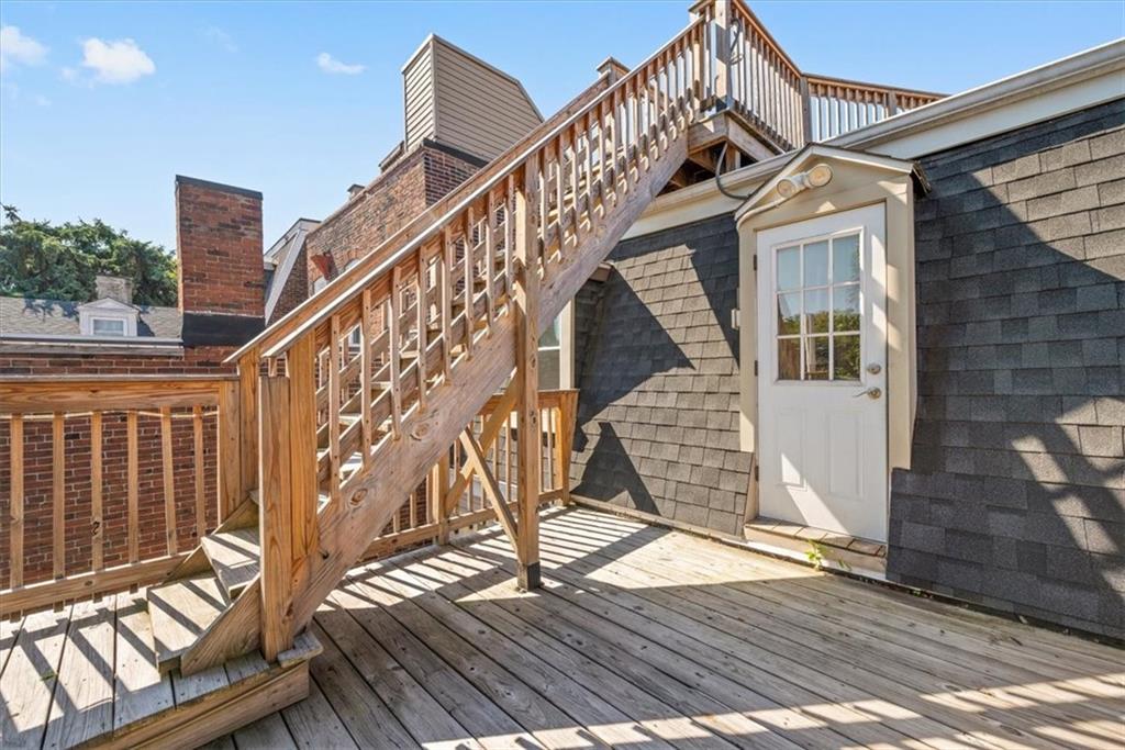 245 37th Street Pittsburgh, PA 15201 - Photo 27 of 29 a view of entryway with wooden floor and fence