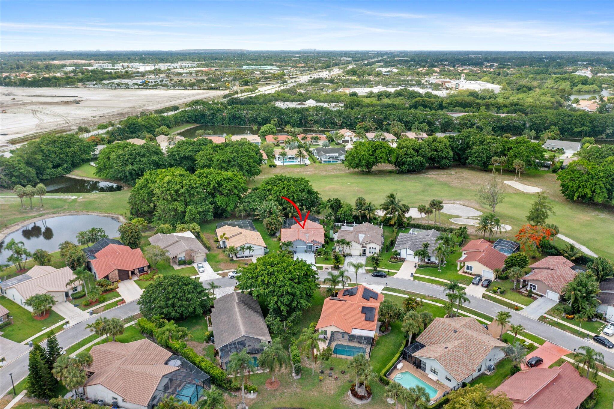 10167 Camelback Lane Boca Raton, FL 33498 - Photo 44 of 55 Aerial View