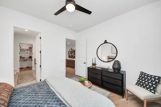 a front view of a building