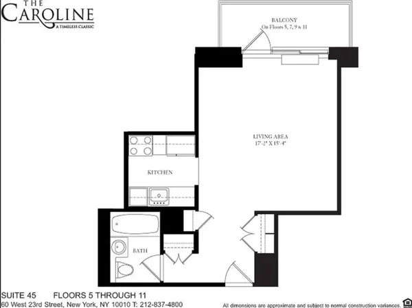 $4,900 | 60 West 23rd Street, Unit 1145 | Flatiron