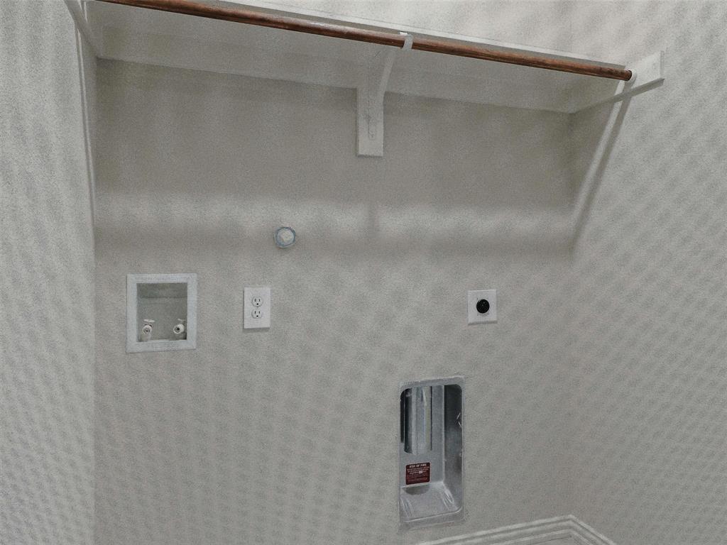 3337 Solana Circle Denton, TX 76207 - Photo 22 of 22 Laundry room with hookup for a gas dryer, hookup for an electric dryer, and hookup for a washing machine