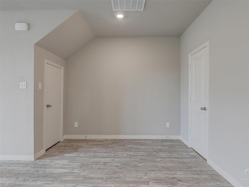 3337 Solana Circle Denton, TX 76207 - Photo 8 of 22 Bonus room featuring light wood-type flooring and recessed lighting