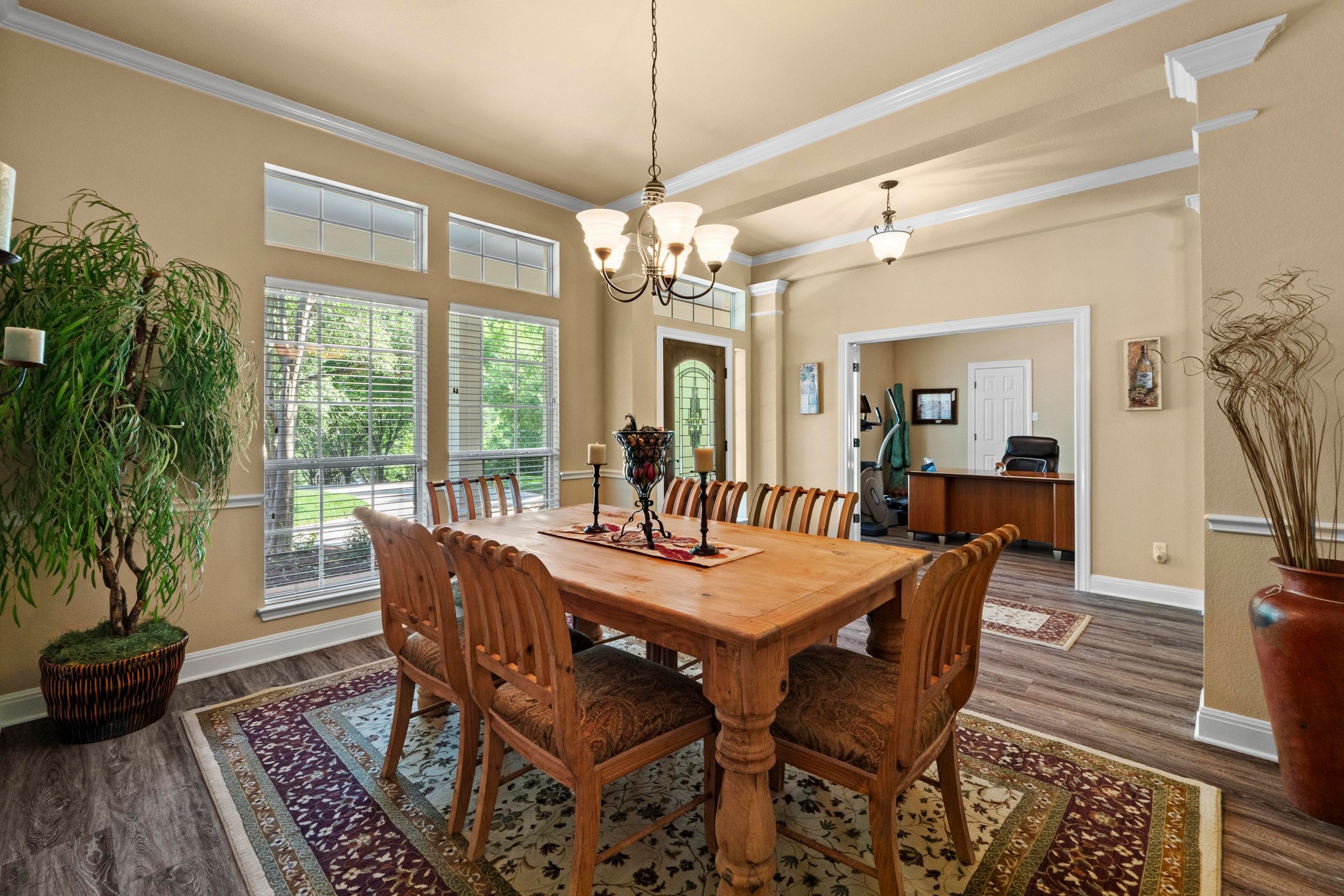 135 Tumbleweed Trail North Austin, TX 78733 - Photo 11 of 39 The formal dining room is actually quite relaxed and peaceful.