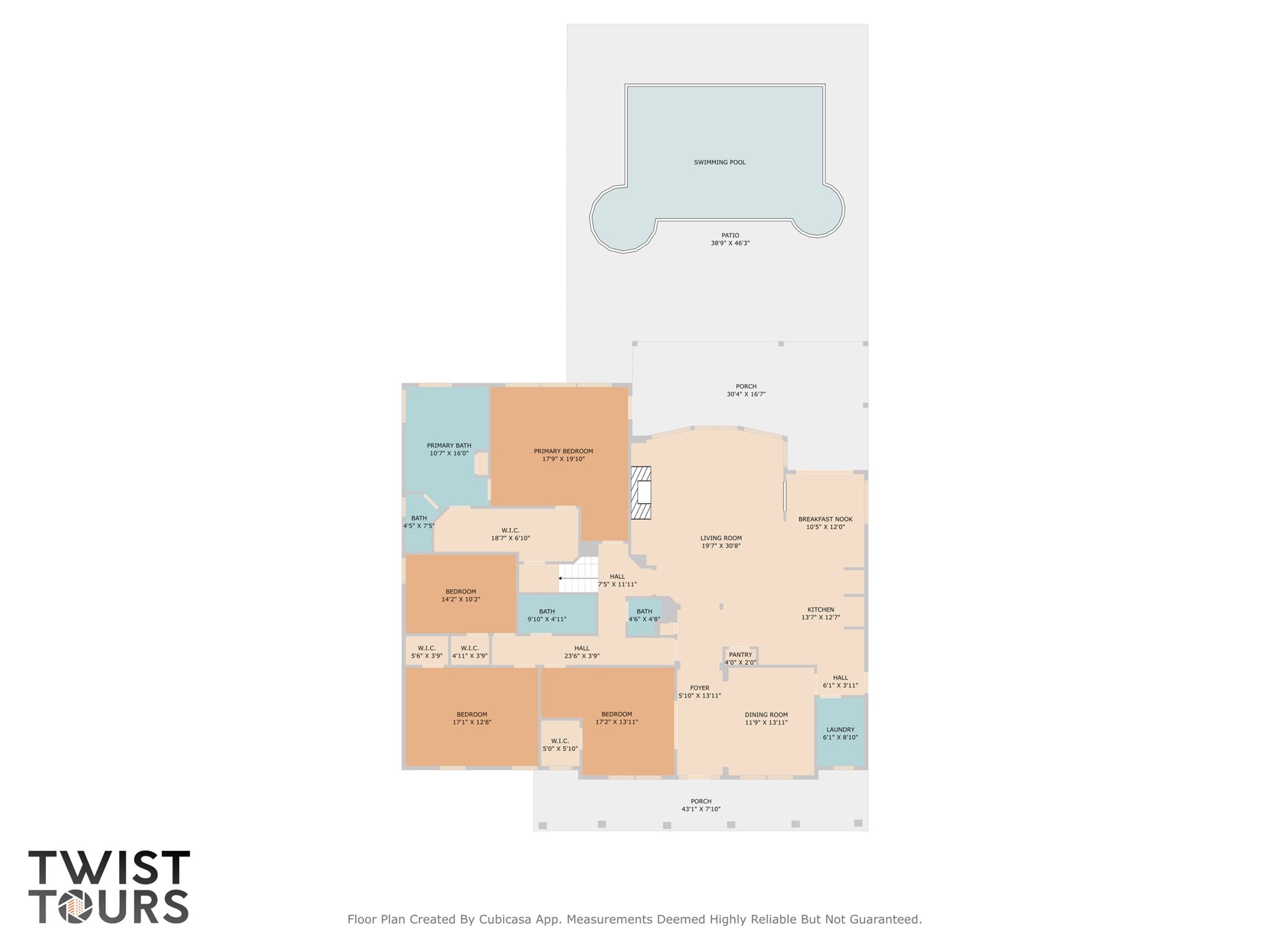 135 Tumbleweed Trail North Austin, TX 78733 - Photo 37 of 39 View of property floor plan