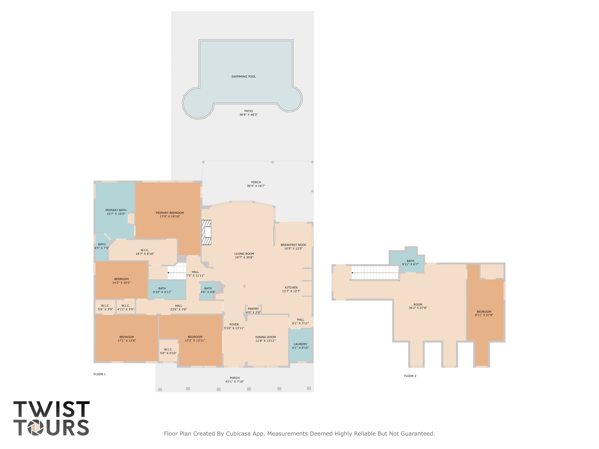135 Tumbleweed Trail North Austin, TX 78733 - Photo 39 of 39 View of property floor plan