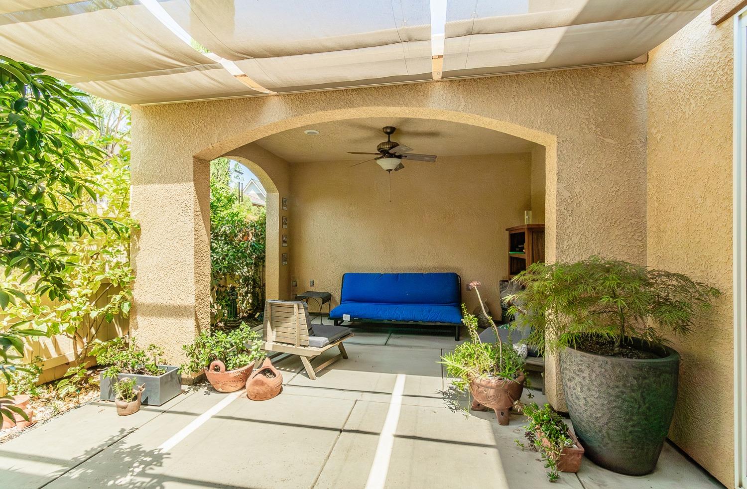 4179 Harlan Ranch Boulevard Clovis, CA 93619 - Photo 13 of 47 a potted plant sitting in front of a house