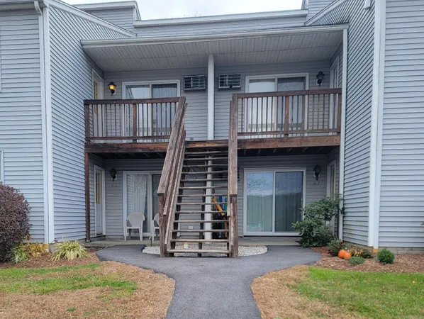 a view of front door of house